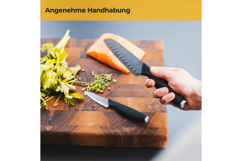 Silberthal Performance Keramikmesser Set - Schwarz - 3-teilig
