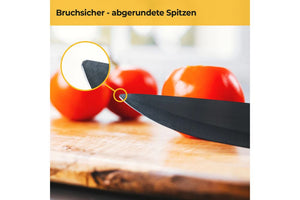 Silberthal Performance Keramikmesser Set - Schwarz - 3-teilig