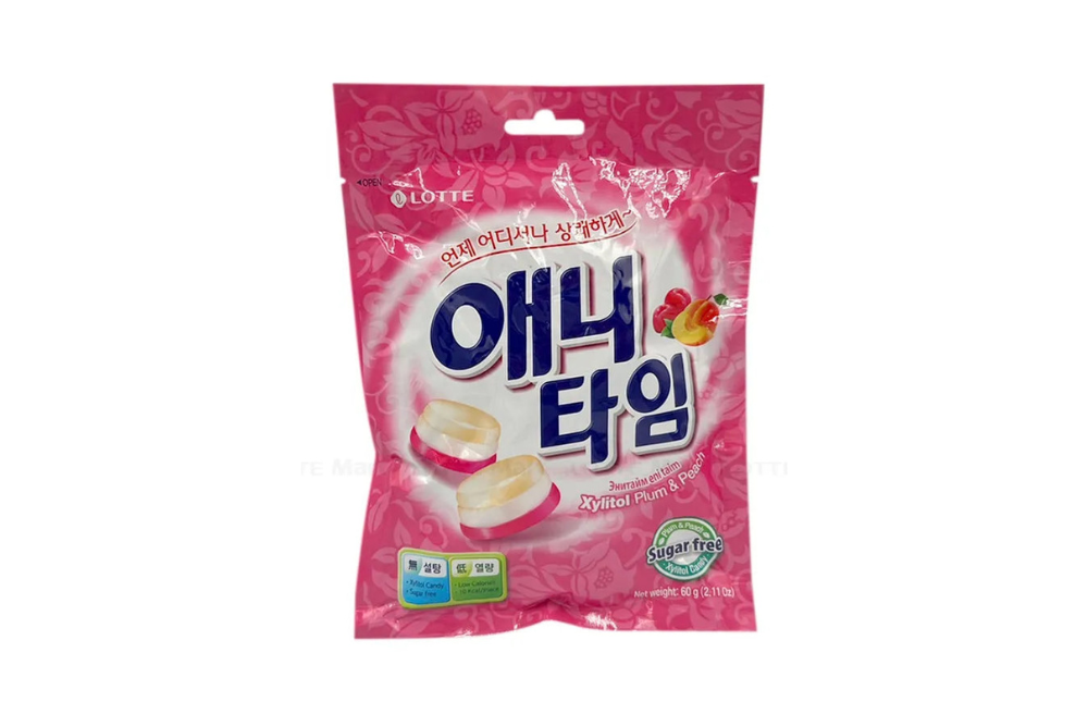Lotte Anytime Candy Plum & Peach Bonbons