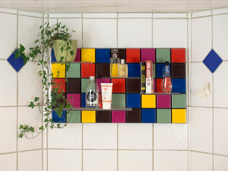 Pellington Confetti Regal in Badezimmer