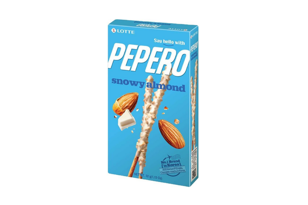 Lotte Pepero Snowy Almond , 32g
