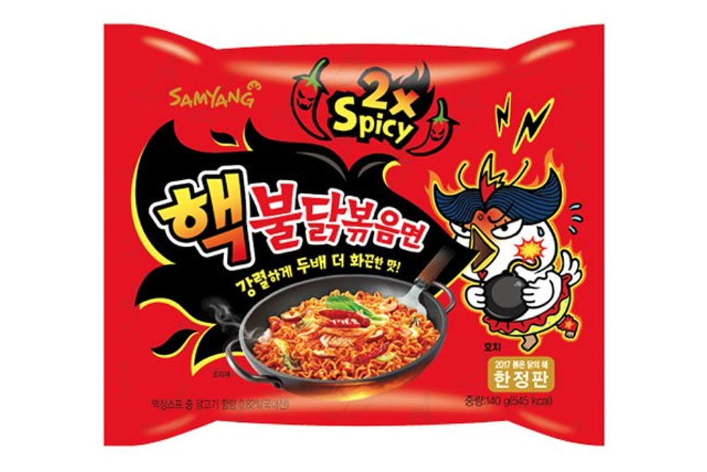 Buldak Hot Chicken Flavor 2x Spicy Ramen 140g