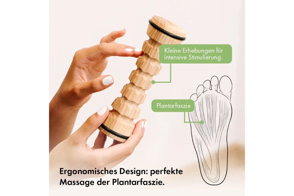 Styleholz Fußmassage-Roller Holz (hell)