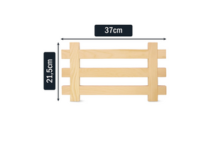 ZirbenBrotkasten | 2-teilig (Brotkasten + Ablagegitter) | Maße: 450x250x180mm