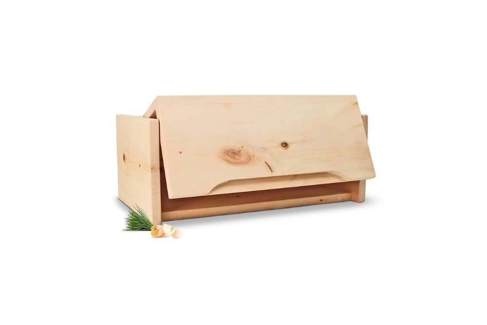 ZirbenBrotkasten | 2-teilig (Brotkasten + Ablagegitter) | Maße: 450x250x180mm