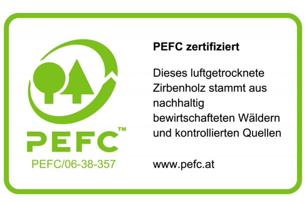 Zirbenkissen, speziell zum Schlafen
