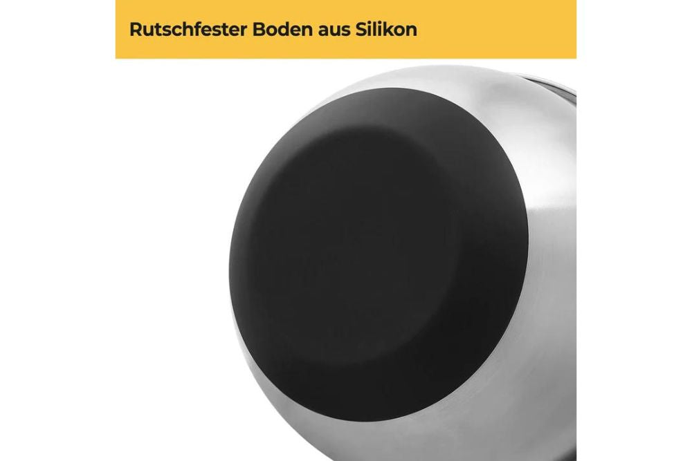 Silberthal Edelstahlschüsseln mit Deckel Set - 3 Stück - spülmaschinenfest