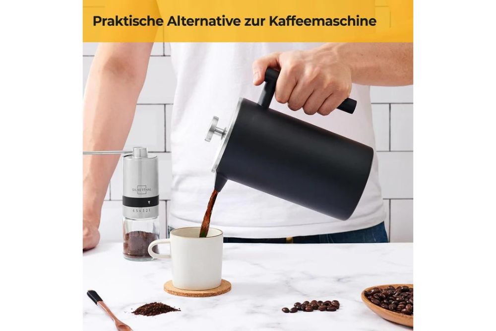 Silberthal French Press Kaffeebereiter 1 Liter