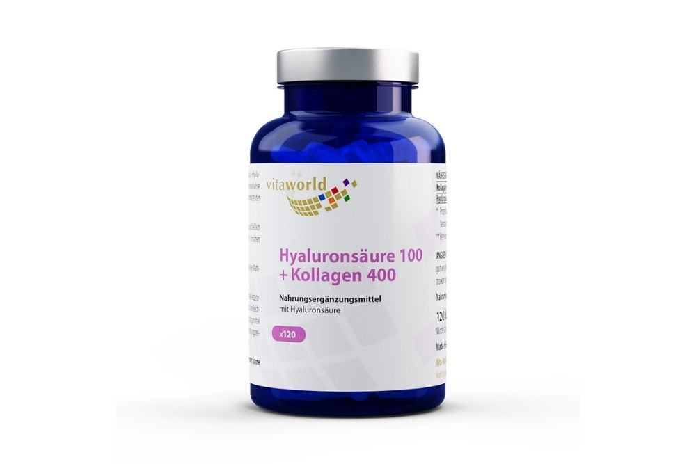 Hyaluronsäure 100 + Kollagen 400 von Vita-World