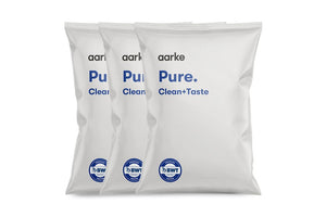 Filtergranulat Pure (3er-Pack Nachfüllbeutel) für Aarke Purifier Wasserfilterkaraffe