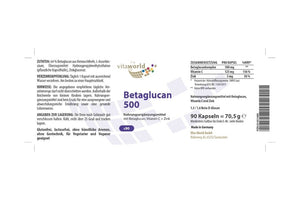 Betaglucan 500 von Vita-World